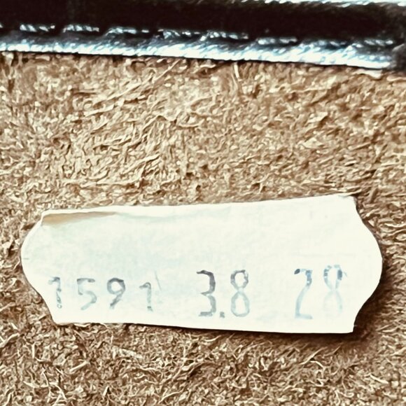 Vintage TED LAPIDUS Black & Tiger Print Leather & Suede Boots, Never Worn, 38/7 - Picture 10 of 10